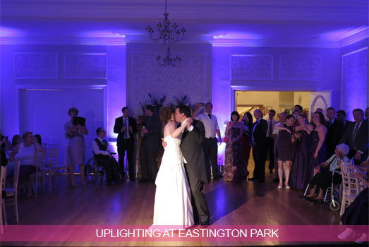 Uplighting at Eastington Park
