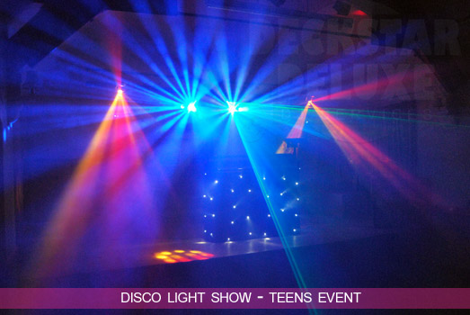 Example Teens Nightclub Light Show by Deckstar Deluxe Cheltenham